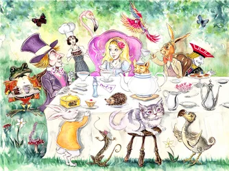Alice im Wunderland von Lewis Carroll (veröffentlicht 1865)